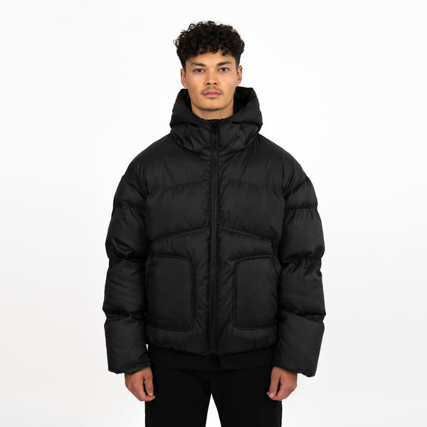Destiny Short Puffer Jacket Black - New In from Ruby Room UK