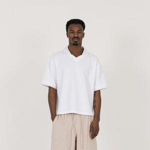 Cropped Polo - White - Destructive