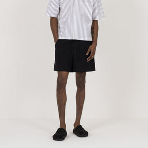 Linen Short - Black - Destructive