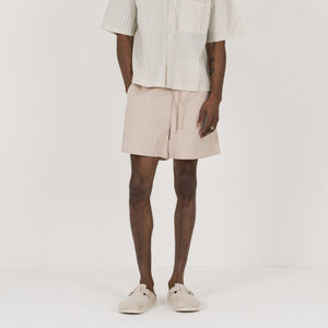 Linen Short - Ecru - Destructive