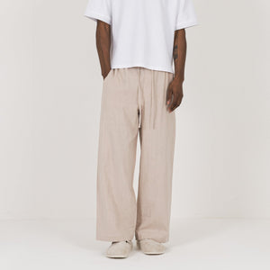 Linen Trouser - Ecru - Destructive
