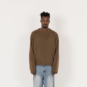 Mohair Sweatshirt - Birch - Destructive
