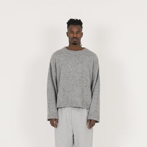 Mohair Sweatshirt - Glacial Grey - Destructive