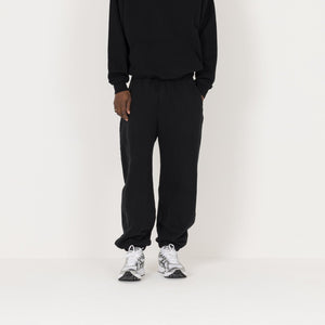 Relaxed Cuffed Sweatpant - Black - Destructive