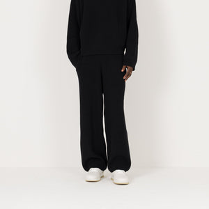 Ribbed Sweatpant - Black - Destructive