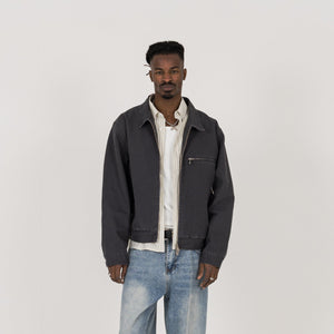 Utility Trucker Jacket - Vintage Grey - Destructive