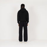 Zip Hoodie - Black - Destructive