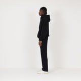 Zip Hoodie - Black - Destructive