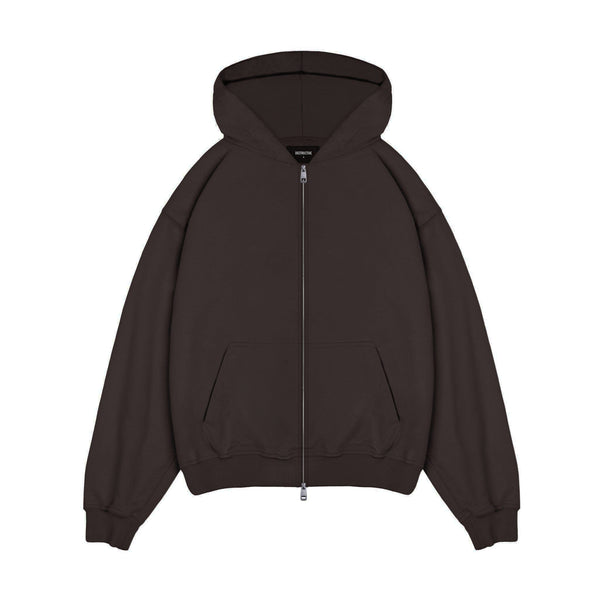 Mochafuzz Cropped Knit Hoodie