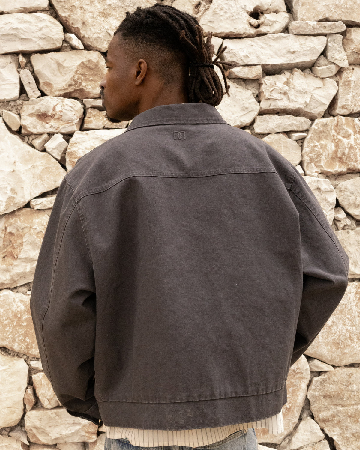 Utility Trucker Jacket - Vintage Grey campaign image 3