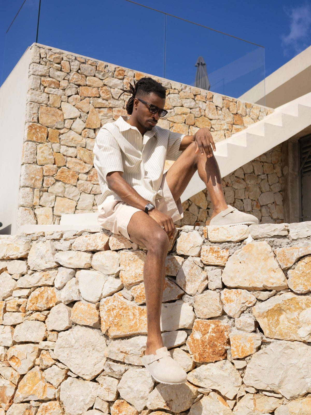 Linen Short - Ecru campaign image 3