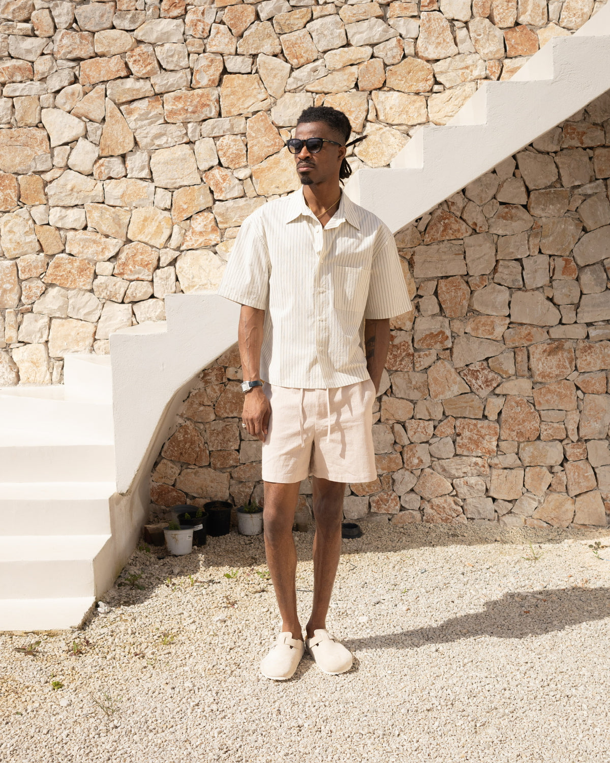 Linen Short - Ecru campaign image 4