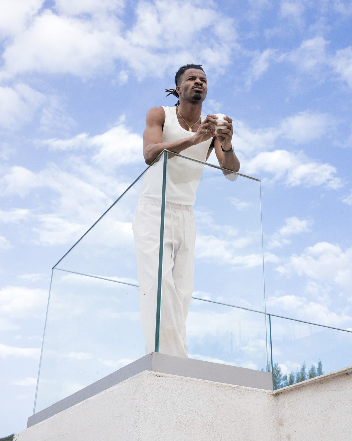 Rib Tank - White campaign image 2