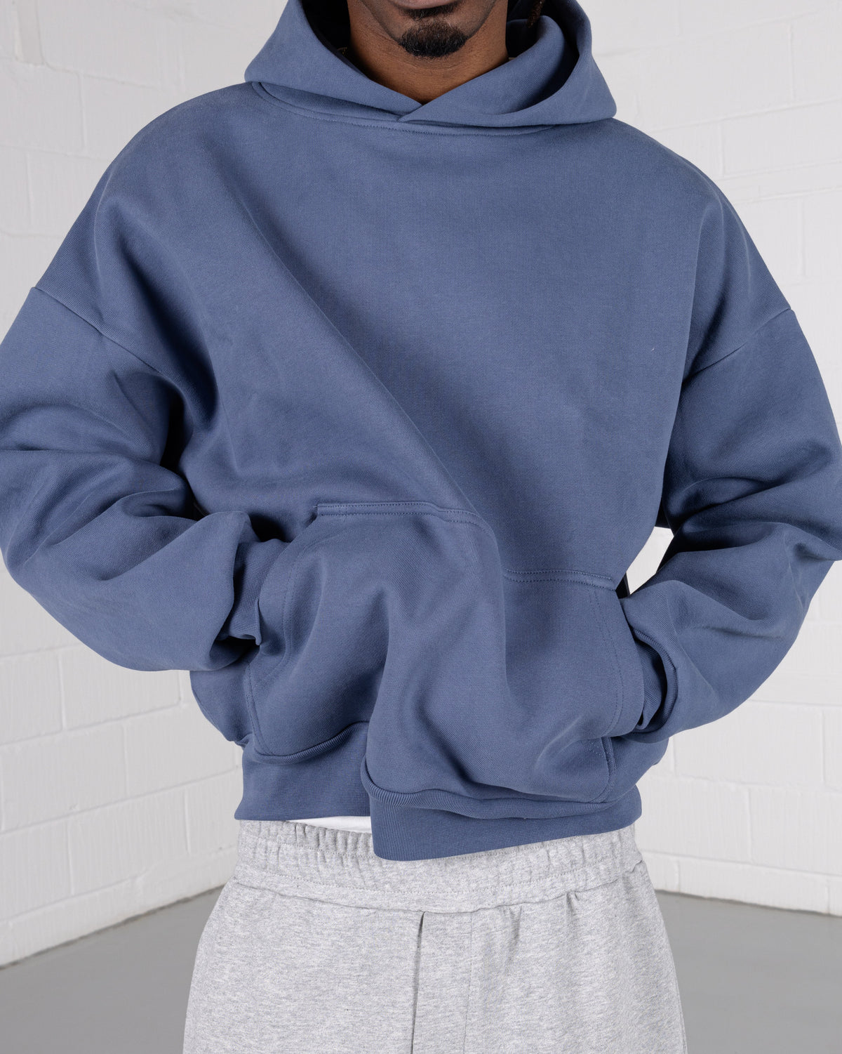 Sculpt Hoodie - Haze Blue campaign image 1