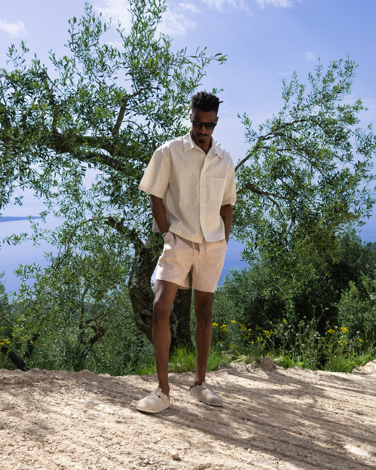 Linen Short - Ecru campaign image 5