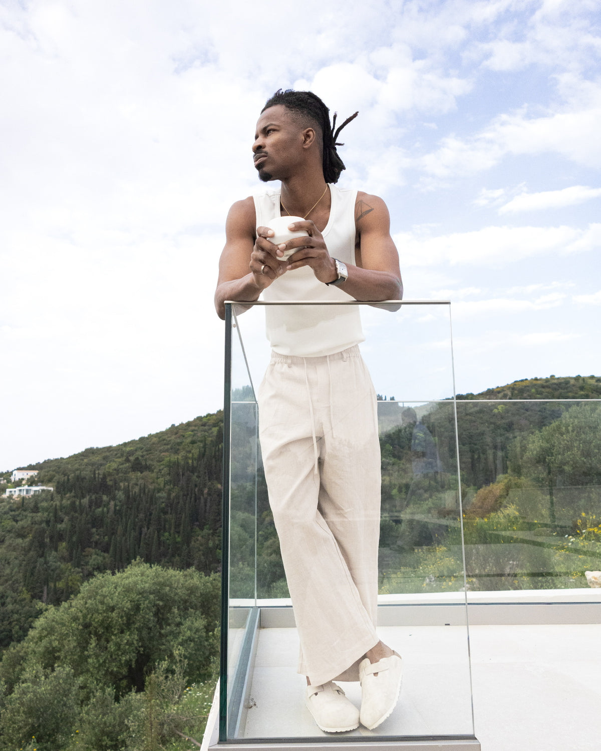 Rib Tank - White campaign image 4