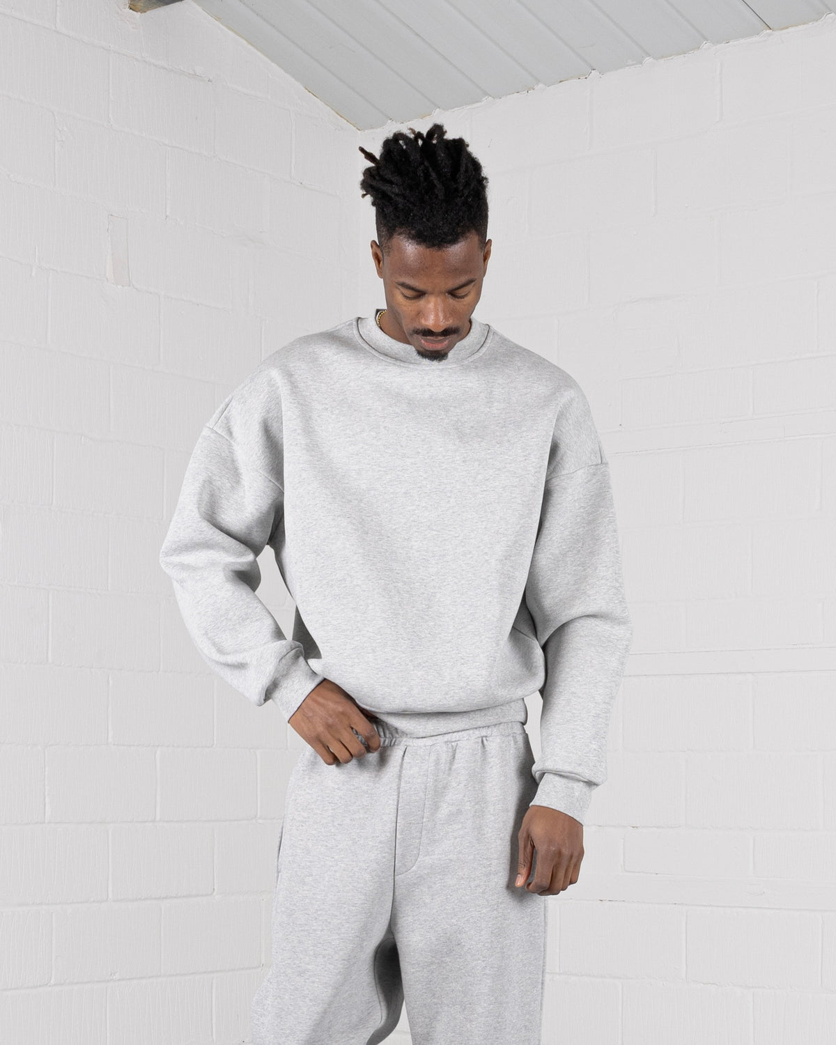 Sculpt Sweatshirt - Slate Marl campaign image 1