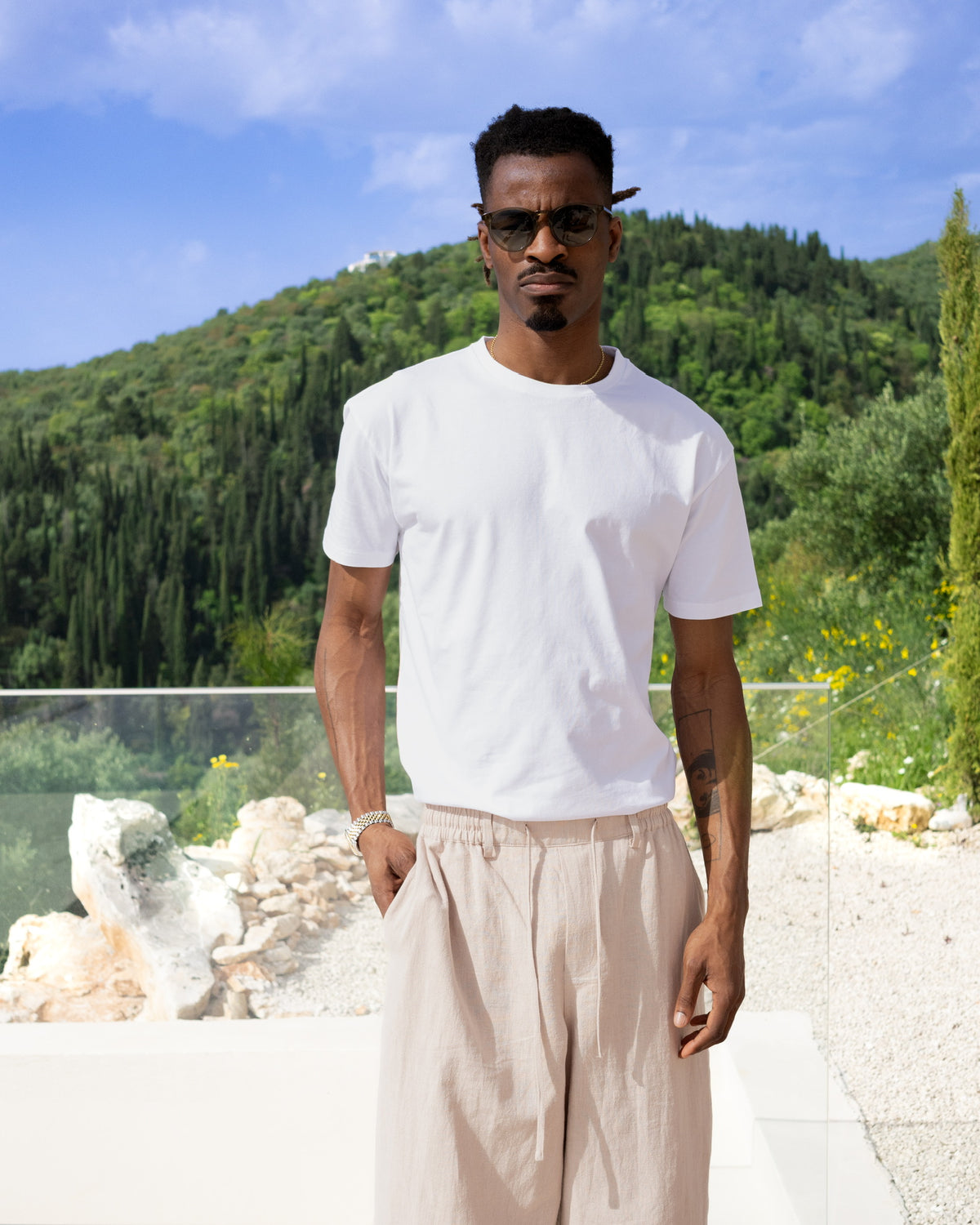 Tailored T-Shirt - White campaign image 3