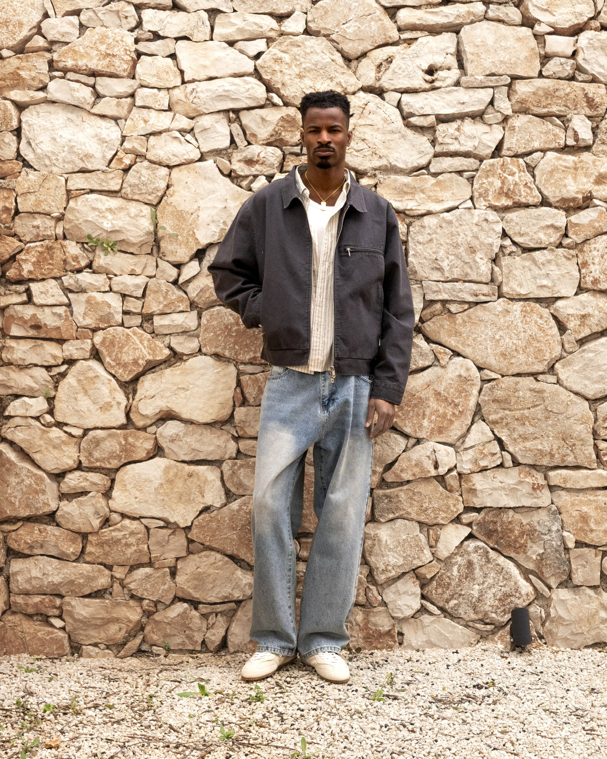 Utility Trucker Jacket - Vintage Grey campaign image 2