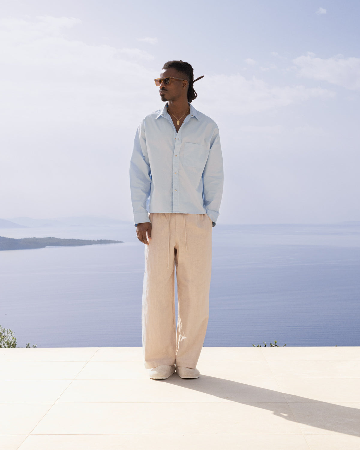 Uniform Long Sleeve Shirt - Horizon Blue campaign image 4