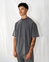 Distressed T-Shirt - Vintage Grey