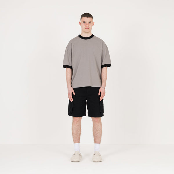 Accent T-Shirt - Granite / Black - Destructive