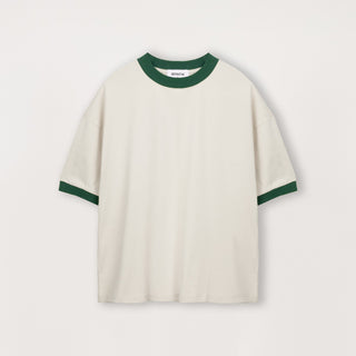 Accent T-Shirt - Stone / Evergreen - Destructive