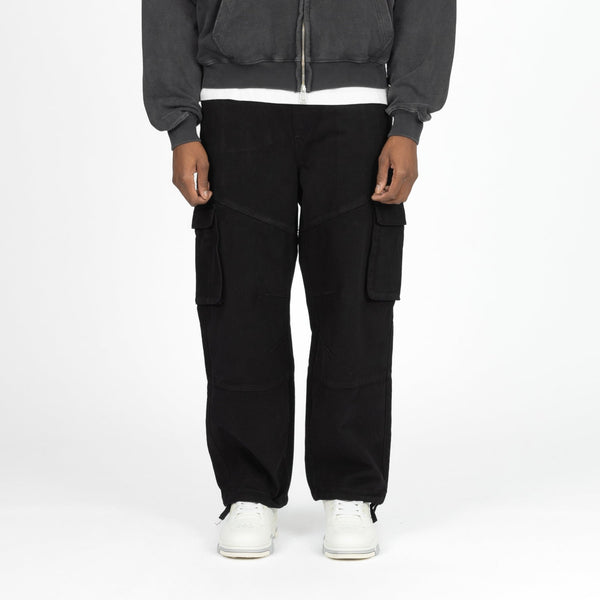 Cargo Pant - Black - Destructive