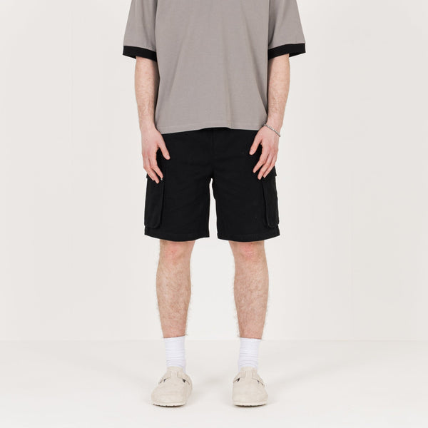 Cargo Short - Black - Destructive