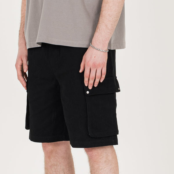 Cargo Short - Black - Destructive