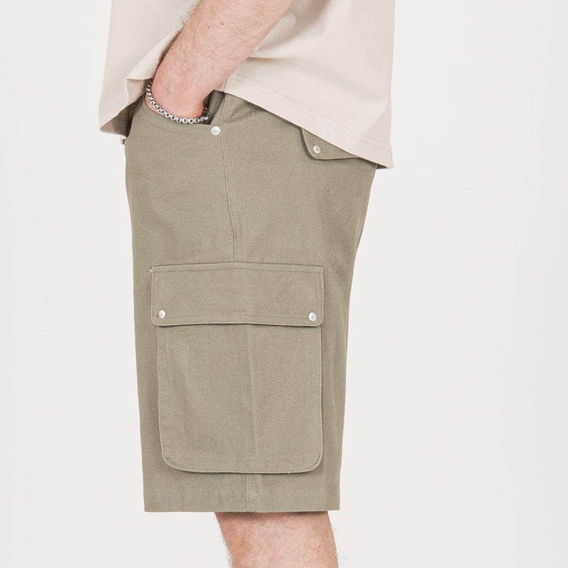 Cargo Short - Moss Green - Destructive