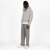 Cropped Hoodie - Light Marl Grey - Destructive