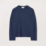 Cropped Long Sleeve T-Shirt - Navy
