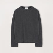 Cropped Long Sleeve T-Shirt - Vintage Black