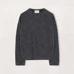 Cropped Long Sleeve T-Shirt - Vintage Black