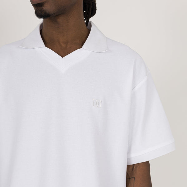 Cropped Polo - White - Destructive