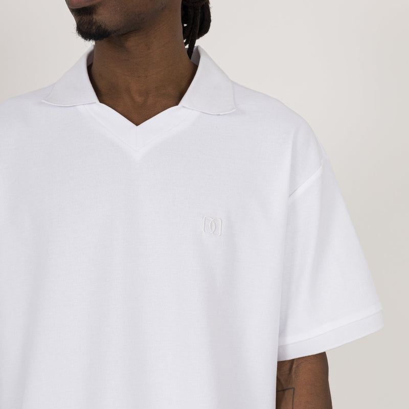 Cropped Polo - White - Destructive