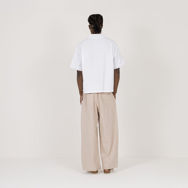 Cropped Polo - White - Destructive