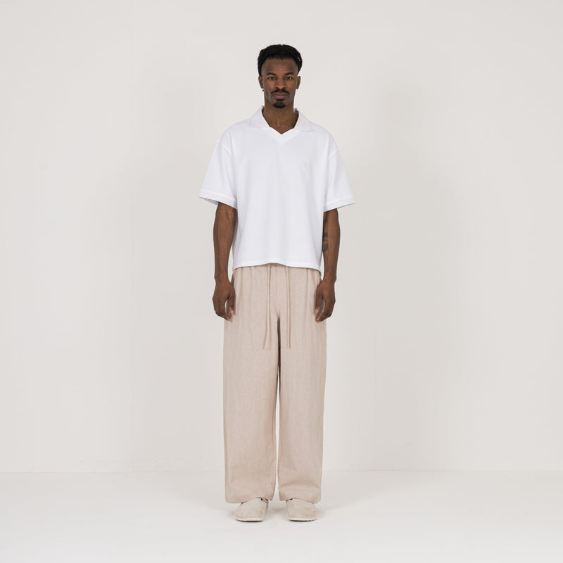 Cropped Polo - White - Destructive