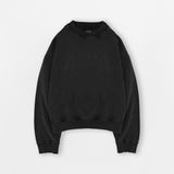 Cropped Sweatshirt - Black - Destructive