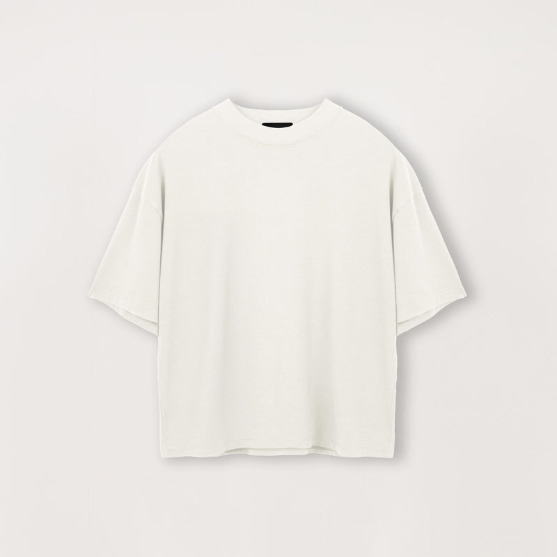 Cropped T-Shirt - Bone White - Destructive