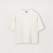 Cropped T-Shirt - Bone White