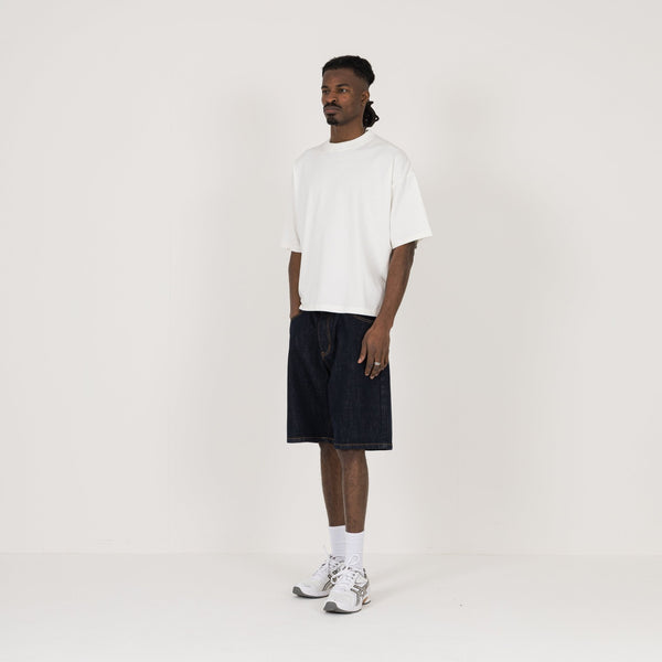 Cropped T-Shirt - Bone White - Destructive