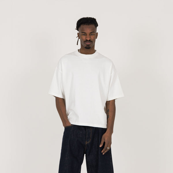 Cropped T-Shirt - Bone White - Destructive