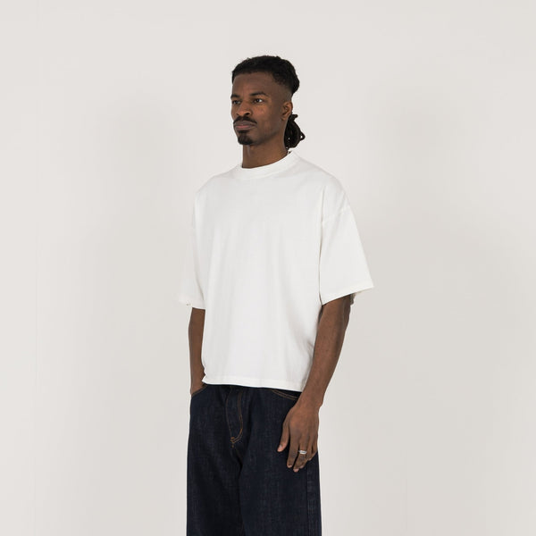Cropped T-Shirt - Bone White - Destructive