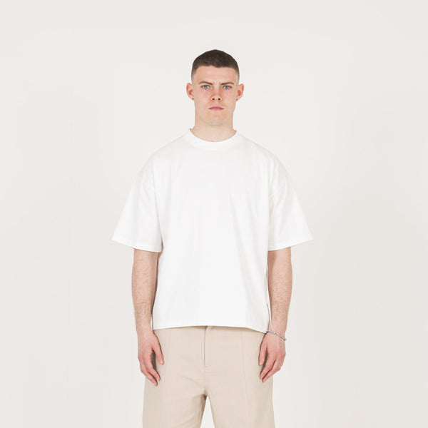 Cropped T-Shirt - Bone White - Destructive
