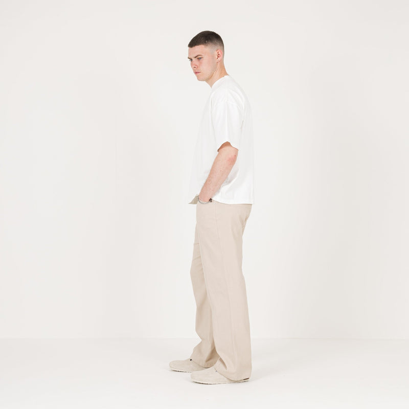 Cropped T-Shirt - Bone White - Destructive