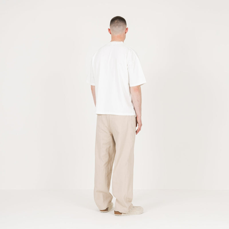 Cropped T-Shirt - Bone White - Destructive