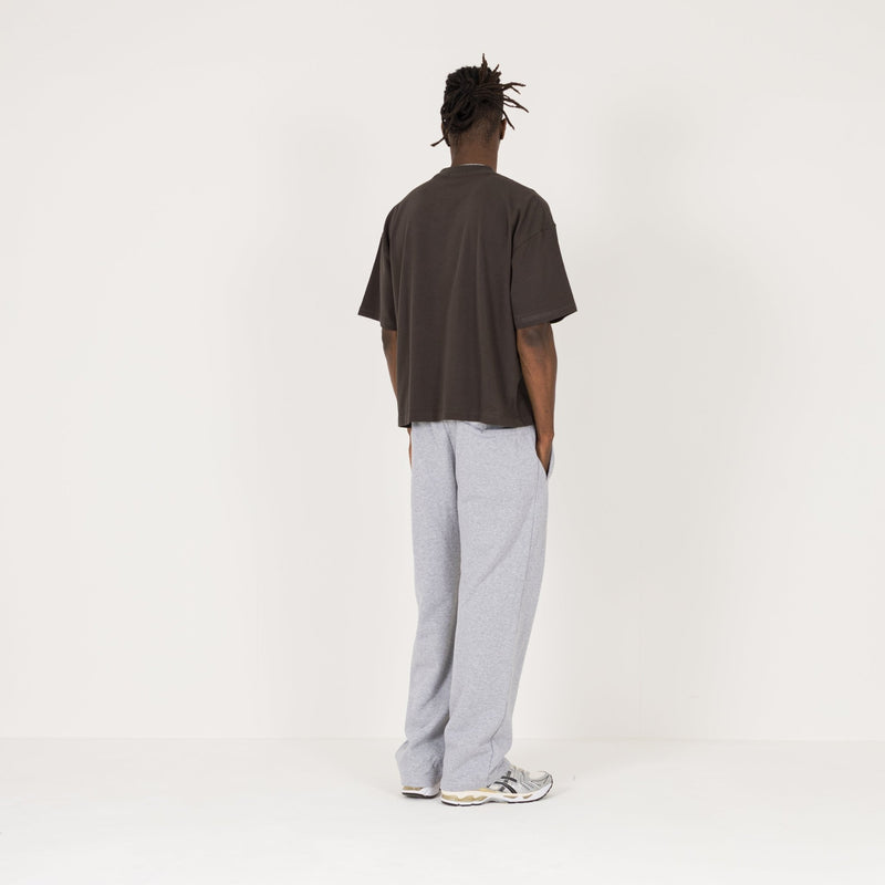 Cropped T-Shirt - Dark Mocha - Destructive