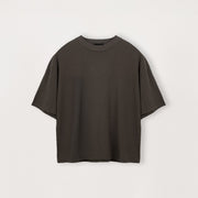 Cropped T-Shirt - Dark Mocha